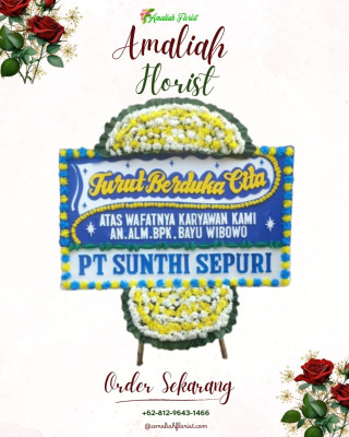 Papan Bunga Duka di Belik